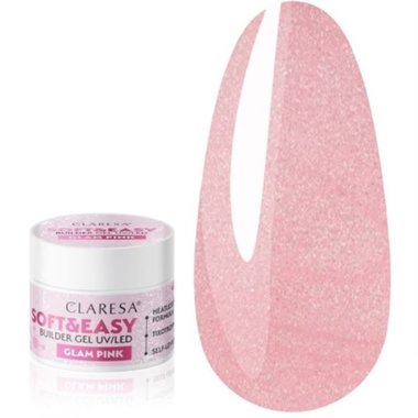 Гель для наращивания Claresa SOFT&EASY BUILDER GEL GLAM PINK 90 г