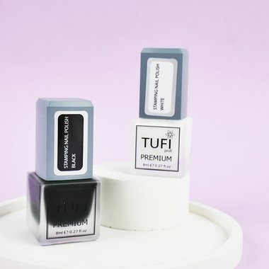 Лак для стемпінгу TUFI profi PREMIUM Stamping  чорний 8 мл (0295883) - Фото №3