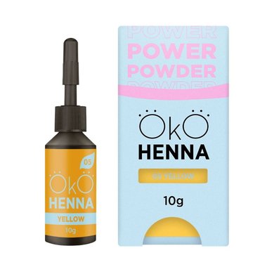 Хна для бровей Henna Henna OKO, 05 Yellow, 10 g