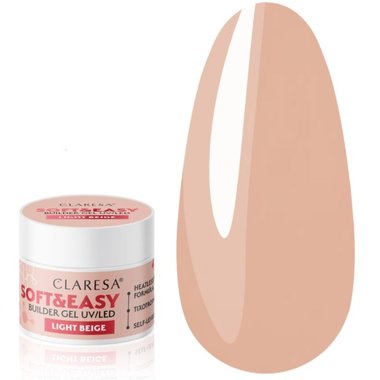 Гель для наращивания SOFT&EASY BUILDER GEL LIGHT BEIGE 45 г