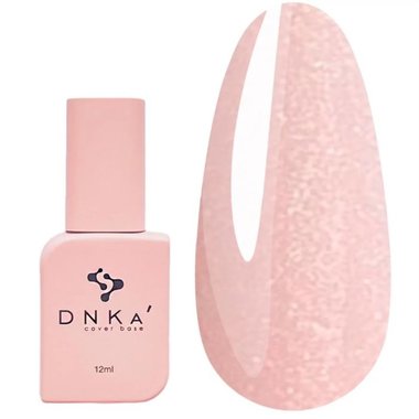 База DNKa Cover  Base №040 светлый нежный розовый с серебряным шимером 12 мл