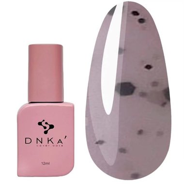 База DNKa Cover  Base №039A светло-розовый с черными и белыми многогранными 12 мл