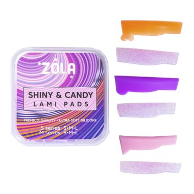 Набор валиков ZOLA Shiny & Candy Lami Pads для ламинирования 6 пар - Фото №1