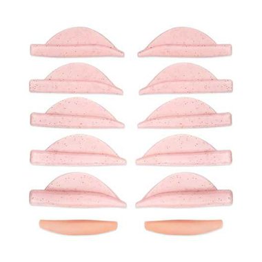 Набор валиков ZOLA Pinky Shiny Pads для ламинирования розовый 6 пар - Фото №2