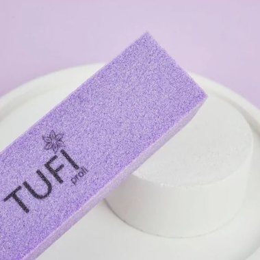 Бафик TUFI profi PREMIUM брусок фиолетовый 150/150 грит 1 шт - Фото №2