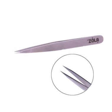 Пинцет для бровей Zola SILVER острые