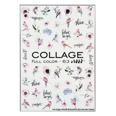 Слайдер дизайн Crystaloff Collage full color 63 птицы