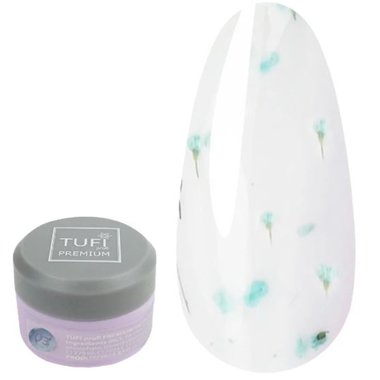 Гель-лак TUFI profi PREMIUM Bloom 03 с сухоцветами крокус 5мл - Фото №1