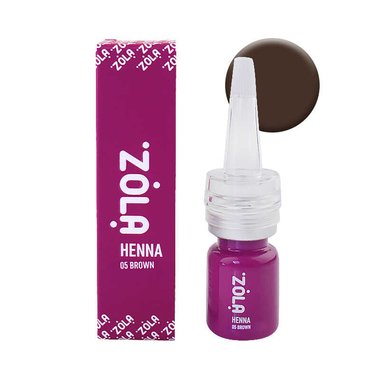 Хна для бровей ZOLA "Henna №05 Brown" тёмный оттенок 5г - Фото №2