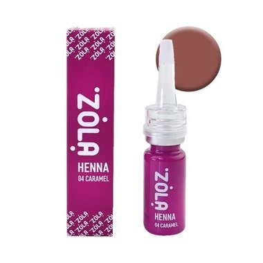 Хна для бровей ZOLA "Henna №04 Caramel" светлый оттенок 10г - Фото №2