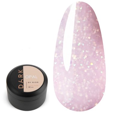 База DARK Pro Base Opal 5 розовый с шиммером, 30 ml - Фото №1