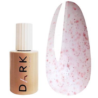 База Dark Pro Base Pink Potal 1 розовый с поталью, 15 ml - Фото №1