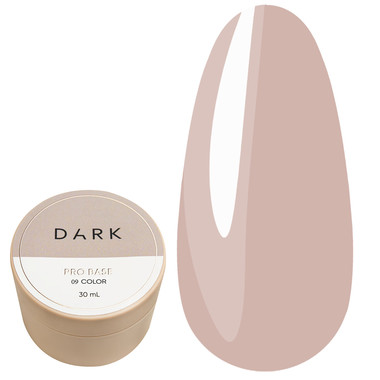 База DARK PRO base 09 бежевый, 30 ml - Фото №1
