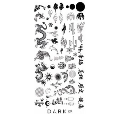 Пластина для стемпинга DARK 09