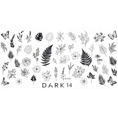Пластина для стемпинга DARK 14