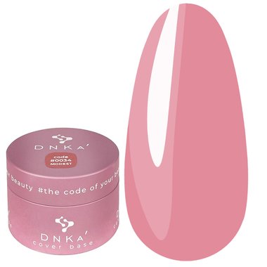 База для ногтей DNKa Cover Base №0034 Modest классический розовый 30 мл (DNKA0034-30) - Фото №1