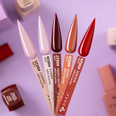 Акригель для ногтей DNKa Liquid Acrygel №0028 Toffee 12 мл (LAD0028) - Фото №3