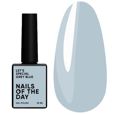 Гель-лак NAILSOFTHEDAY Let's special grey blue, 10 ml - Фото №1