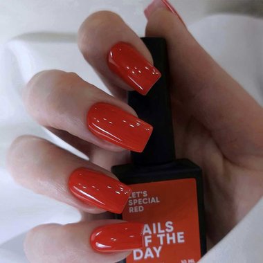 Гель-лак NAILSOFTHEDAY Let's special красный, 10 мл - Фото №3