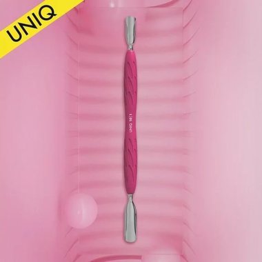 Лопатка STALEKS маникюрная с силиконовой ручкой UNIQ 10 TYPE 1 округлый пушер широкий + пушер округлый узкий - Фото №2