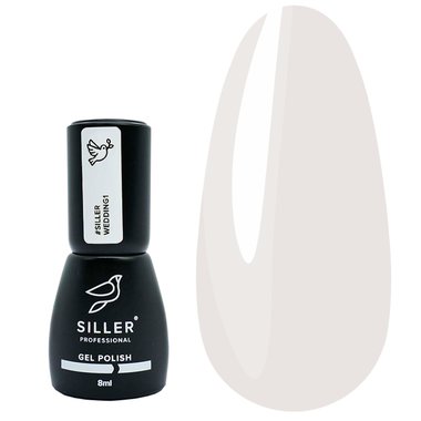 Гель-лак SILLER Wedding №01 холодный белый 8 мл (u0000010620) - Фото №1
