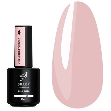 Гель Siller Bottle Gel №003 персиково-розовый 15 мл
