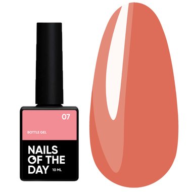 Гель NAILSOFTHEDAY Bottle gel 07 нюд, 10 мл - Фото №1