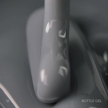 Гель NAILSOFTHEDAY Bottle gel 16 серый, 10 мл - Фото №2