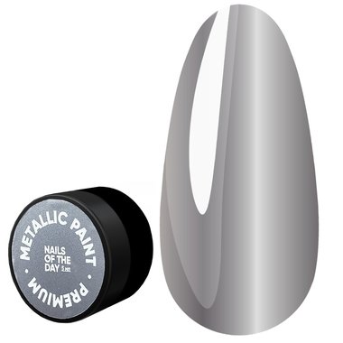 Гель-краска NAILSOFTHEDAY Metallic Paint, 5 ml - Фото №1