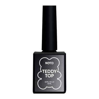 Топ NAILSOFTHEDAY Teddy top wipe, 10 ml - Фото №1