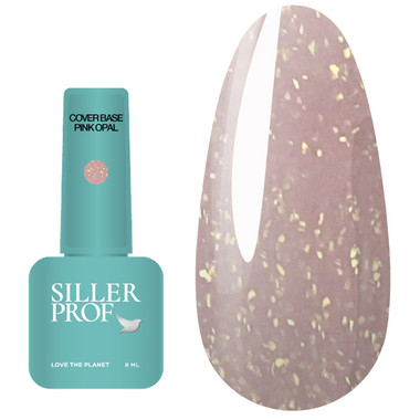 База SILLER Cover Pink Opal розовый с золотым шиммером 8 мл (u0000006882) - Фото №1