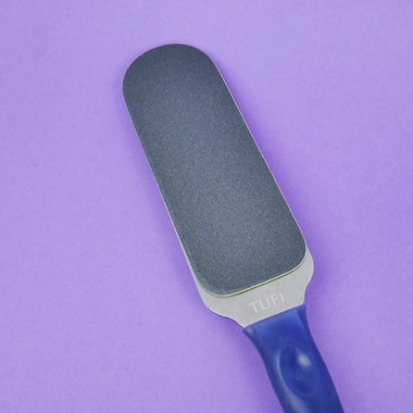 PODO TUFI profi PREMIUM металлическая пилка-основа для педикюра с силиконовой ручкой со сменными файлами 80/180 грит (0300685) - Фото №7