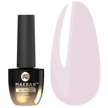 База для ногтей MAKEAR Nude Rubber Base NRB02 French Pink 8 мл - Фото №1