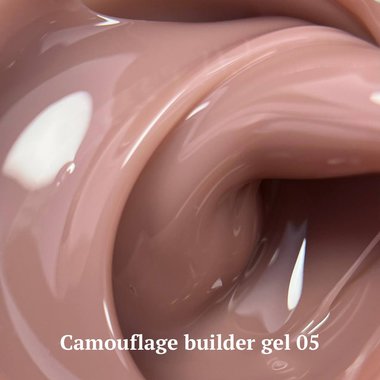 Камуфляжный гель NAILSOFTHEDAY Camouflage builder gel 05 светло-коричневый 30 мл - Фото №2