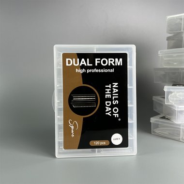 Верхние формы NAILSOFTHEDAY Dual form Square (Type 6) 120 шт - Фото №4