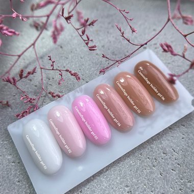 Камуфляжный гель NAILSOFTHEDAY Camouflage builder gel 03 розовый 30 мл - Фото №3