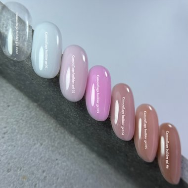 Камуфляжный гель NAILSOFTHEDAY Camouflage builder gel 03 розовый 30 мл - Фото №4