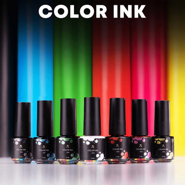 Цветное полимерное чернило для акварельного декора F.O.X Color Ink Green 005 5 мл - Фото №3