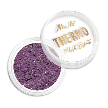 Втирка для ногтей  MollyLac Thermo Flash Effect №4 0,5 г - Фото №4