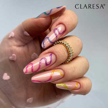 База для ногтей CLARESA RAINBOW JELLO BASE Lime 5 г - Фото №3