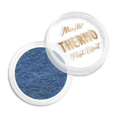 Втирка для ногтей MollyLac Thermo Flash Effect №6 0,5 г - Фото №4