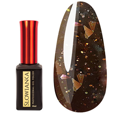 База для ногтей Slowianka 465 Dark Base Amber 10 г - Фото №1