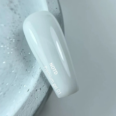 Строительный гель NAILSOFTHEDAY Premium gel 01 молочный 30 мл - Фото №3