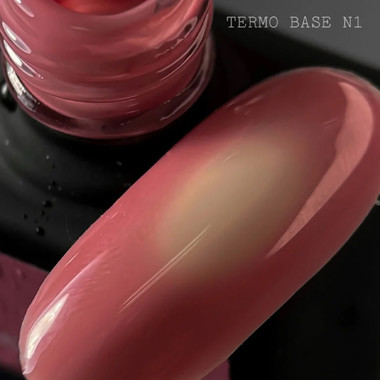 База для ногтей NAILSOFTHEDAY Termo №01 пыльная роза, молочный 10 мл - Фото №2