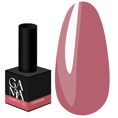 База для ногтей GA&MA Cover Base №023 Cherry 15 мл (формула одного слоя) (7700086) - Фото №1