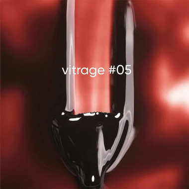 Гель-лак DARK Vitrage 05 винный 6 мл - Фото №2