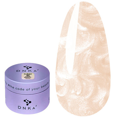 Гель для ногтей DNKa Builder Gel №0022 Pearl бежевый с перламутром 30 мл (BGD0022) - Фото №1