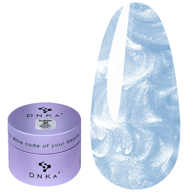 Гель для ногтей DNKa Builder Gel №0026 Pearl голубой с перламутром 30 мл (BGD0026) - Фото №1