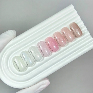 База для ногтей NAILSOFTHEDAY Cover NEW Formula 26 нежный розовый с серебряным шиммером 10 мл - Фото №2