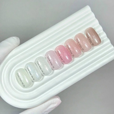 База для ногтей NAILSOFTHEDAY Cover NEW Formula Milk 07 молочный с золотыми блестками 10 мл - Фото №2